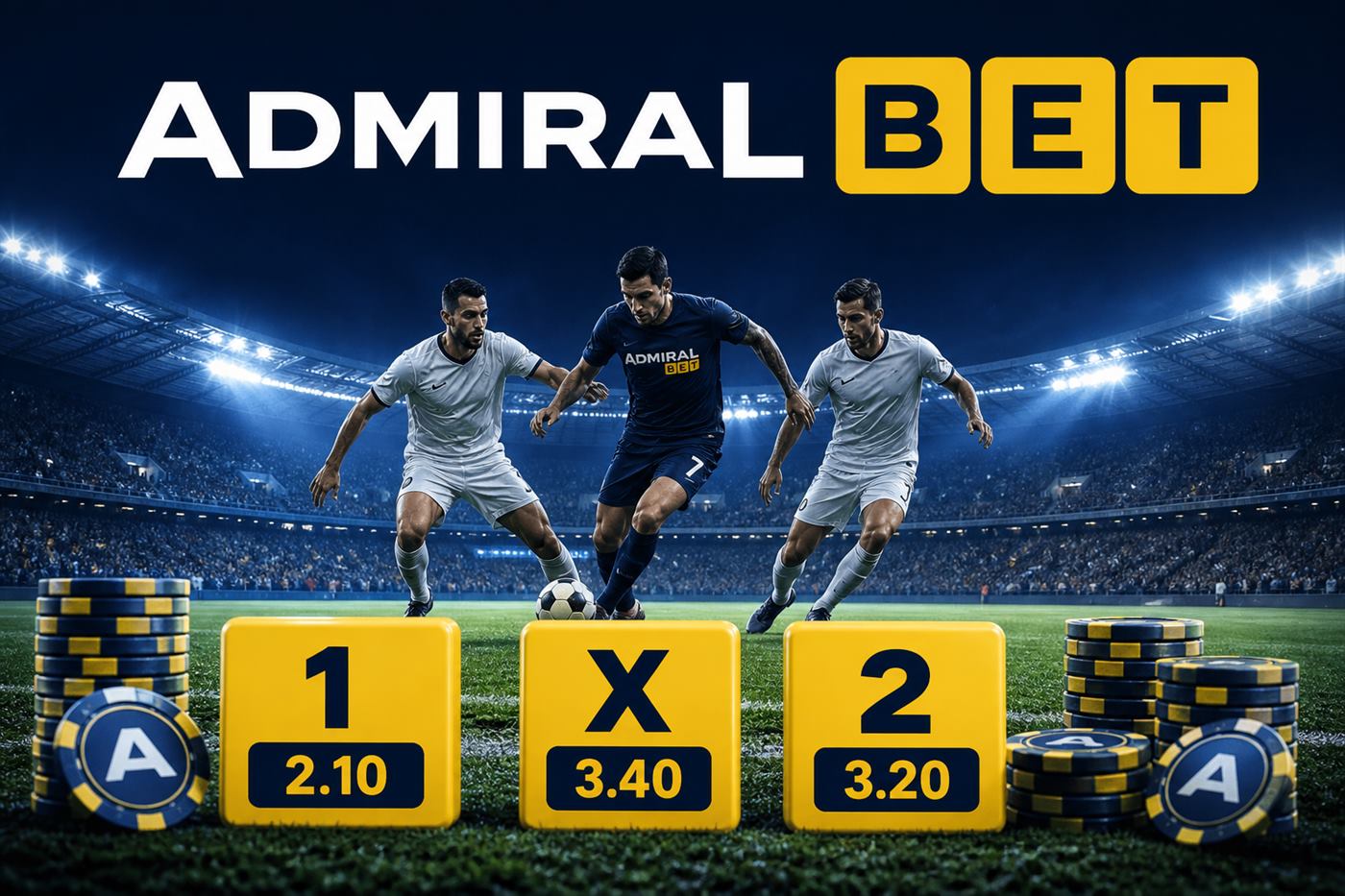 AdmiralBet sports odds and casino lobby
